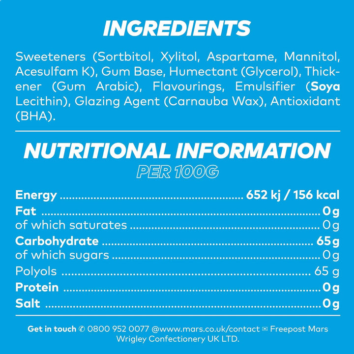 Wrigley'S Extra Chewing Gum, Cool Breeze Mint Flavour, 30 Packs of 10 Pieces, Sugar Free Bulk Pack Gum with Xylitol (300 Pieces)