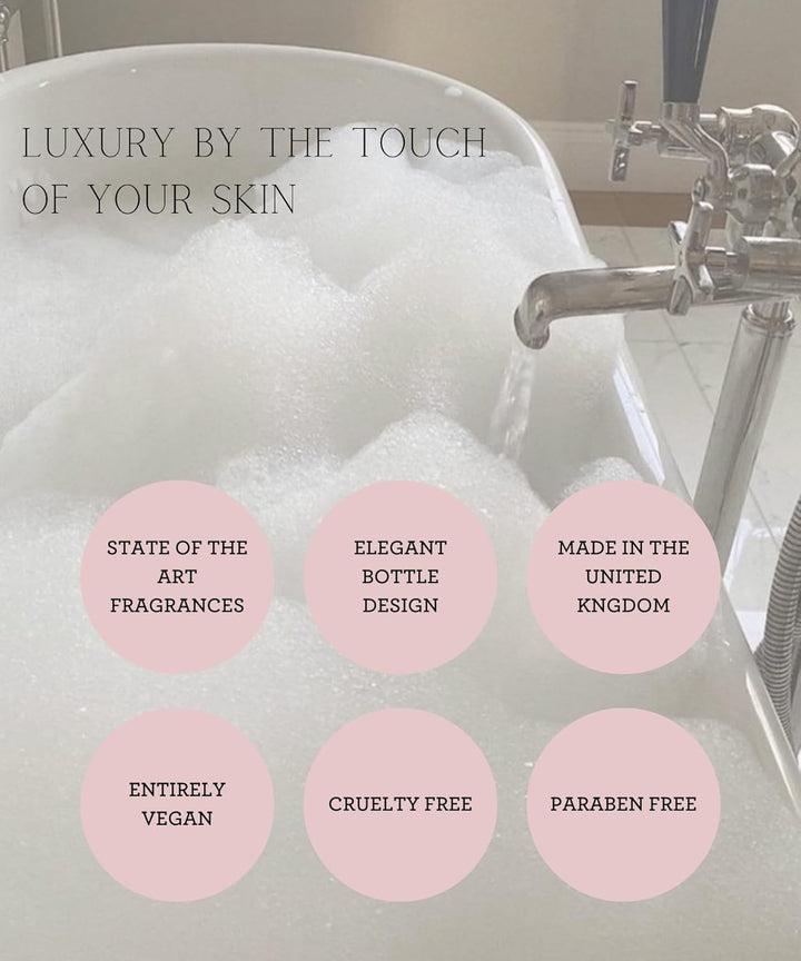 Goodness Rose & Geranium Natural Bath Soak, 500 Ml (Pack of 3) - Vegan Friendly