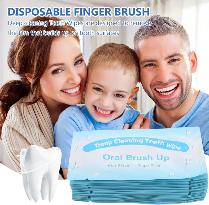 Babywipes Baby Finger Toothbrush Gauze Dental Finger Brush Oral Hygiene Cleaning Wipes 20Pcs Infant Toddler Training Teething Tools Baby Wips