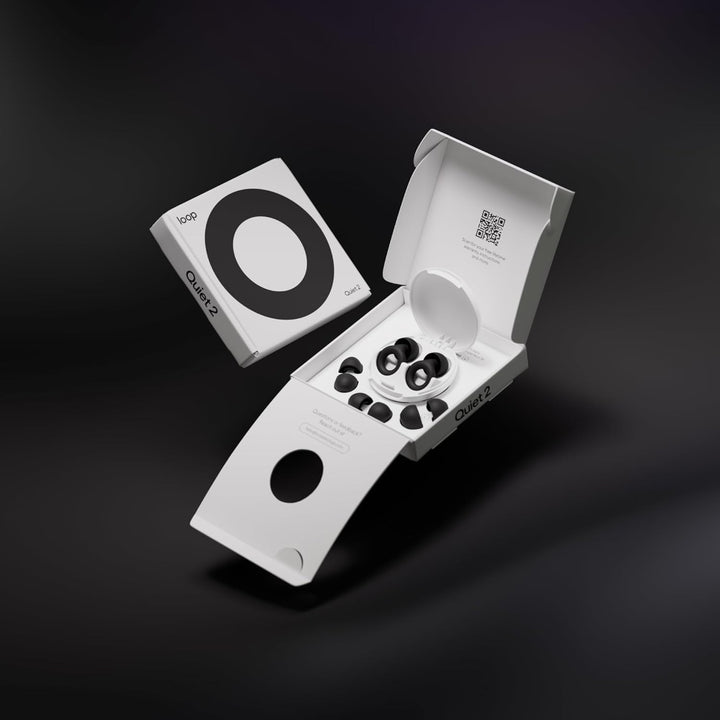 Quiet 2 Ear Plugs – Ultra-Comfy Reusable Noise-Reducing Earplugs for Sleep, Deep Focus, Travel, Noise Sensitivity | Flexible Hearing Protection | Customizable Fit | 24Db (SNR) Noise Reduction