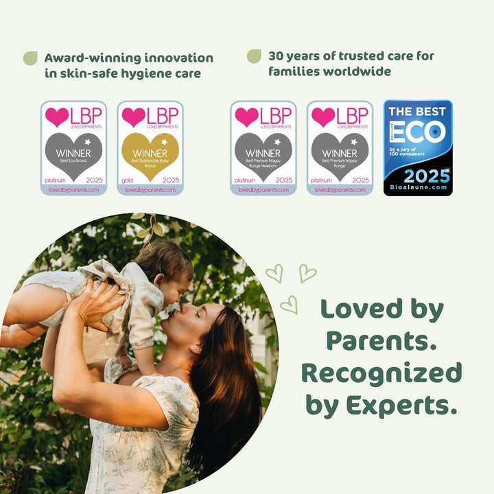 Naty Compostable Baby Wipes – Unscented, 100% Plant-Based, Plastic-Free, Fragrance-Free, Hypoallergenic for Sensitive Skin and Dermatologically Tested (Regular - 168 Count - 3 Packs of 56)