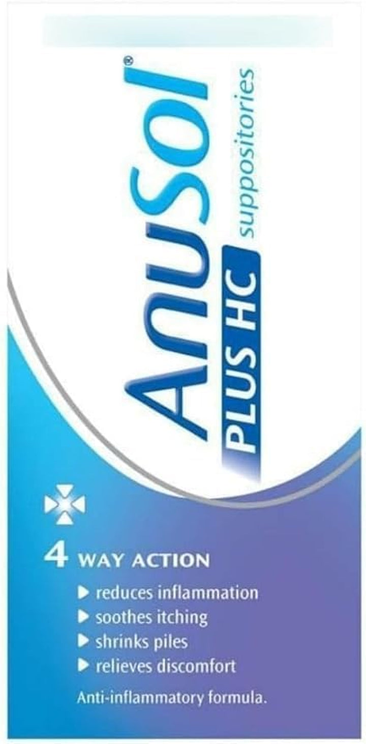 Plus HC Hemorrhoid Relief Suppositories, 12 Suppositories