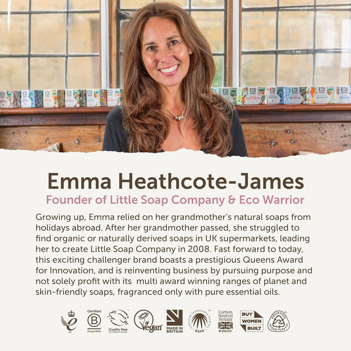 Eco Warrior Men'S Edit All over Body Soap Bar | Vegan, Natural, Cruelty-Free, Eco Friendly | Free from SLS or Parabens | Nourishing Mens Soap with Shea Butter and Essential Oils | Mens Gifts, 100G