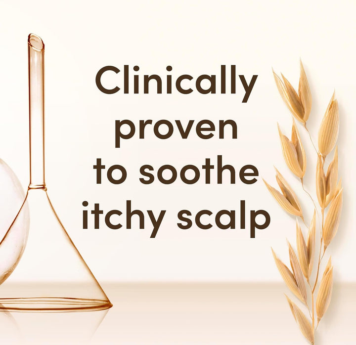 Scalp Soothing Haircare Daily Moisture Shampoo, Oat Milk Blend, for Dry Hair, Soothes Dry, Itchy & Flaky Scalp, Clinically Proven, Sulfate Free, 300Ml