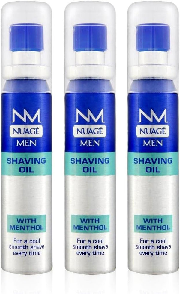 MEN Shaving Oil Menthol Pre Shave with Pump 20Ml (3 Pack)