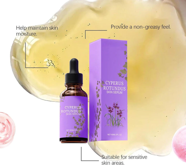 Cyperus Rotundus Oil for Hair Removal,60Ml Hair Removal after Shave Repair Serum,Moisturizing Soothing Treatment for Sensitive Skin,Non-Greasy & Absorbs Instantly,For Legs,Arms,Face