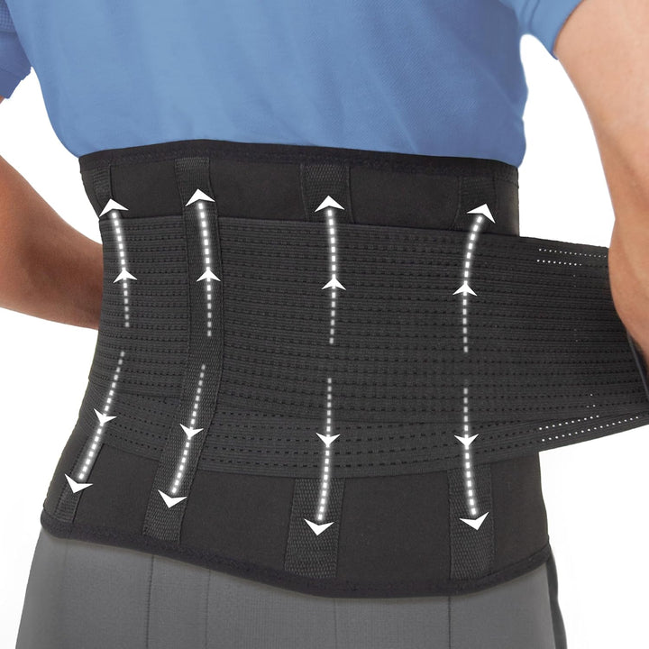 Premium Back Support Belt, Back Brace, Lumbar Support Belt, Lower Back Support for Men and Women, Back Braces for Lower Back Pain, Sciatica Pain Relief Products (L)