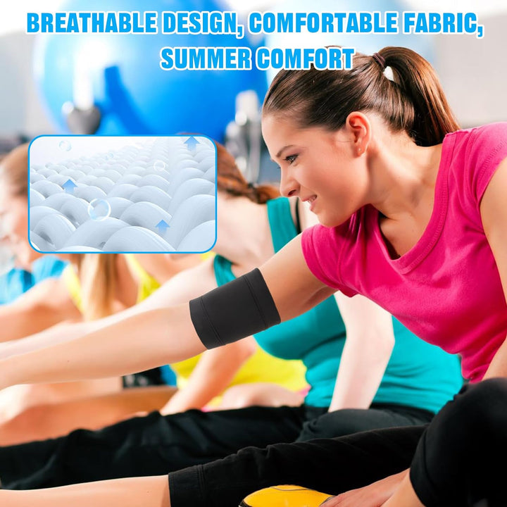 1PCS Diabetic Sensor Armband Black, Diabetes Band for Insulin Pod Monitoring Systems, Protects Insulin Pod during Exercise, Diabetic Sensor Arm Band for Adults and Children, Diabetes Gifts (XXXL)