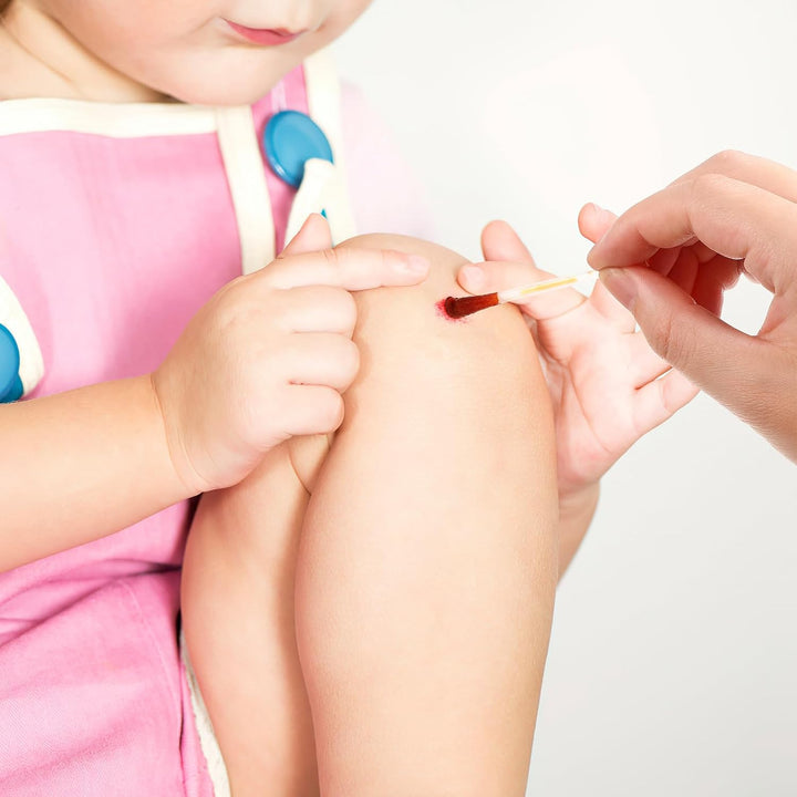 100 Pieces Disposable Iodine Cotton Swabs, Iodine for Wounds Cotton Swabs, Portable Individually Wrapped Medical Cotton Buds for Nasal Ears Bruise, Emergency Wound Care