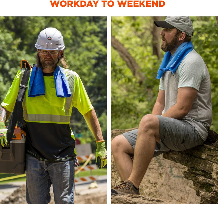 Chill-Its Evaporative Cooling Towel, Orange, One Size