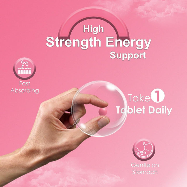 Cyanocobalamin Vitamin B12 50Mcg 50 Tablets - Suitable for Vegans & Vegetarians - Food Supplement - for Men & Women - Made in UK