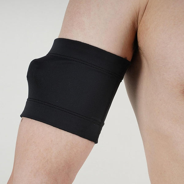 2PCS Diabetic Sensor Armband Black Diabetes Arm Band for Insulin Pod Monitoring Systems Diabetes Arm Band Protects Insulin Pod Upgraded Diabetes Sensor Cover Blood Glucose Support Armband (XS)