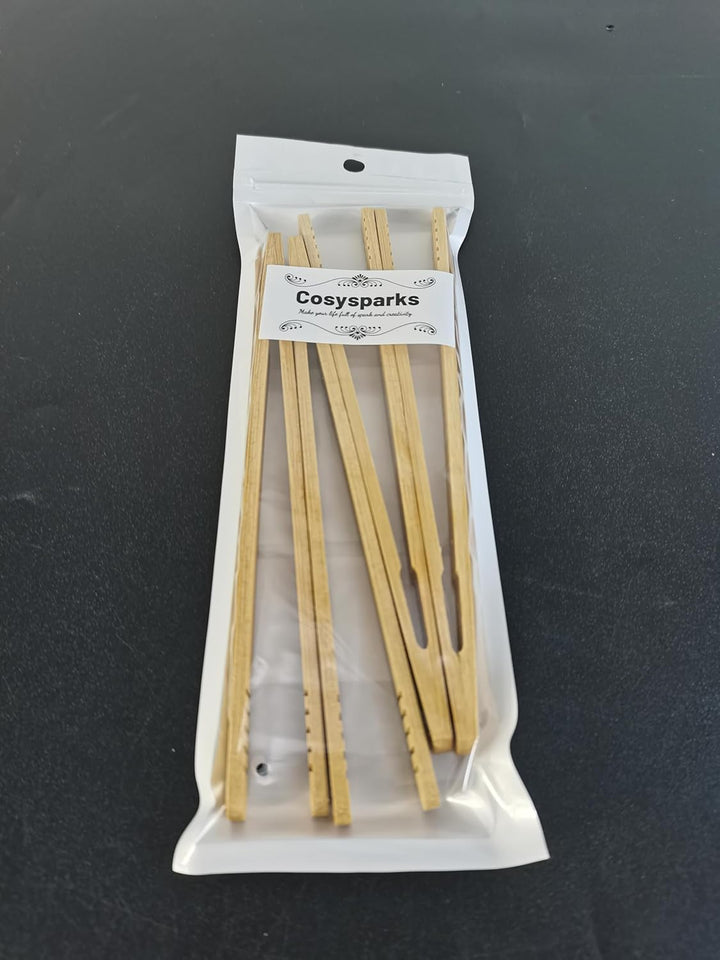 4 Pcs Wooden Tweezers Kids Tweezers, 18Cm Childrens Tweezer for Kids Tweezer Wooden Tongs Kid Educational Toy Toy Tongs for Kid Fine Motor Skills Toys