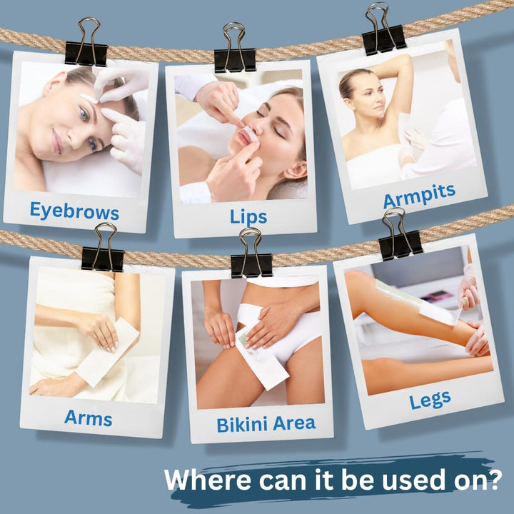 Professional Paper Wax Waxing Strips Legs Arms Body (1 Pack)