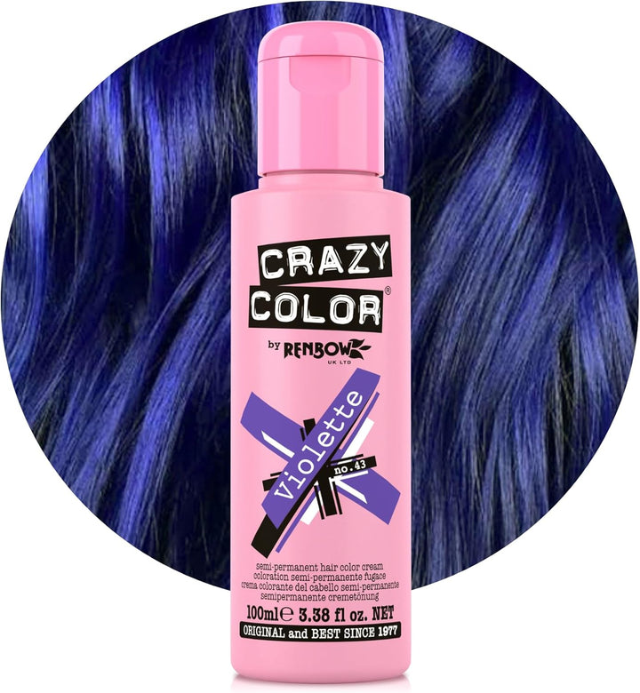 Vibrant Vermillion Red Semi-Permanent Hair Dye. Highly Pigmented Scarlet Red Conditioning & Oil Nourishing Vegan Formula | No Bleach or Ammonia | 100Ml