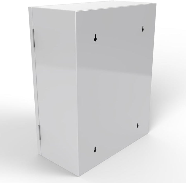 Universal Defibrillator Cabinet with No Alarm - AED Cabinet Wall-Mounted - Outdoor or Indoor Wall Fixed AED Storage - First Aid - Mounted Aed-Defibrillator Enclosure - Public Access Box - No Key Lock