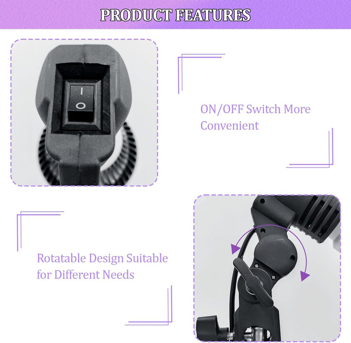 Tanning Lamp 54 W Sun Lamp for Face and Body with 18Pcs Leds and Eye Mask & Tripod Home Sunbathing Self Tanning Device Tanning Daylight for Home Solarium (AAA)