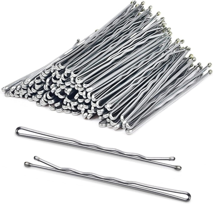 Hair Pins 60 Pcs, Bobby Pins for Women, Hair Grips for Thick, Thin, Wavy, Curly, Long, Short Hair, Hair Clips for Styling Sectioning, Wearing, Casual, Party, Travel, & Weddings (Blonde)