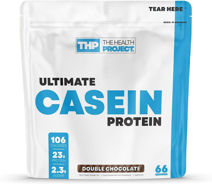 Ultimate Casein Protein - Health-Conscious Slow Digesting Supplement | over 23G Protein | Low Carbs, Low Fat 2Kg (Vanilla) Casein protein, Slow-digesting protein, Protein supplement, Protein powder, Muscle recovery protein, Fitness protein, High protein,