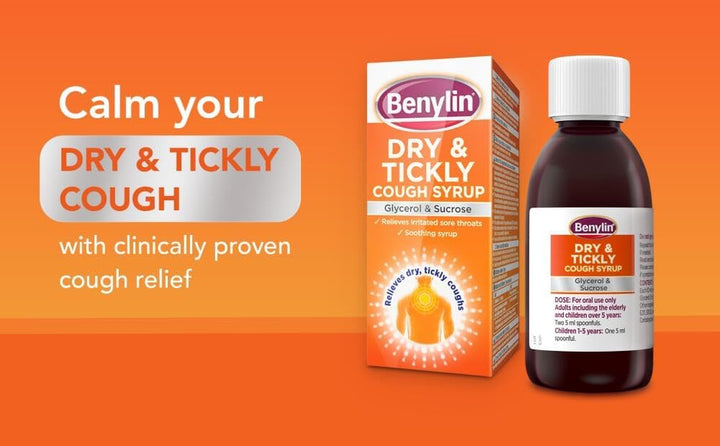 Dry and Tickly Syrup, Targeted Relief for Your Cough, Medicine for Adults and Children, 150 Ml
