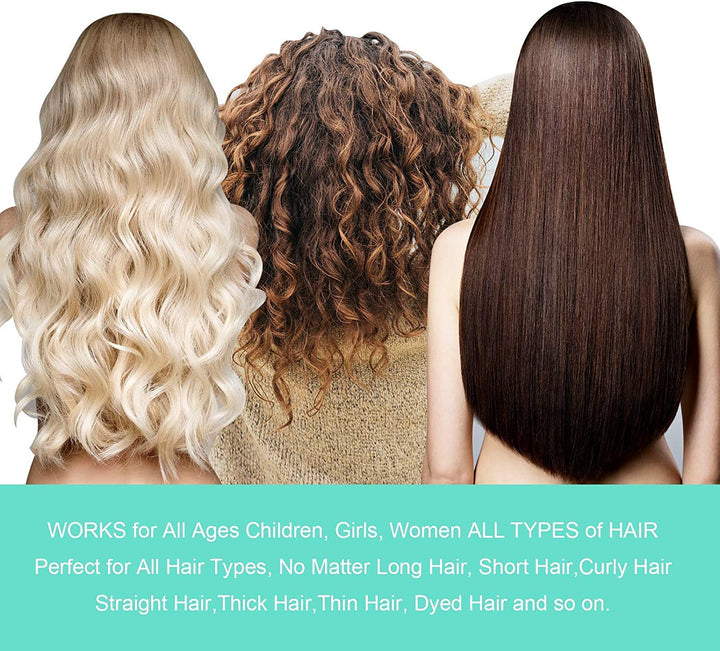 Microfibre Hair Towel Wrap, 3 Pack Hair Turban Towel 65X25 Cm, Soft and anti Frizz Head Towel, Super Absorbent Quick Drying Curly Hair Towel for Women Girl Wet Long Thick Hair