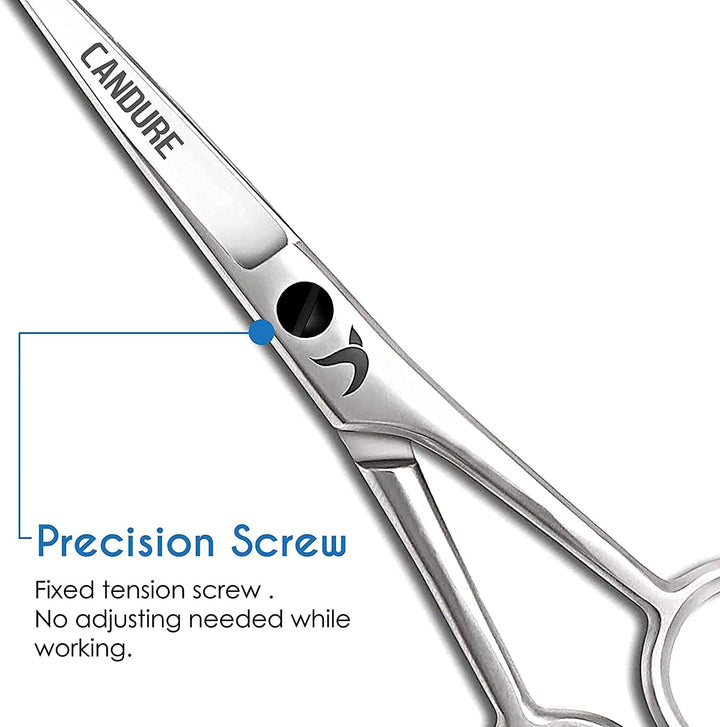 Hairdressing Barber Hair Scissor for Professional Hairdressers Barbers Stainless Steel Hair Cutting Shears - for Salon Barbers, Men, Women, Children and Adults