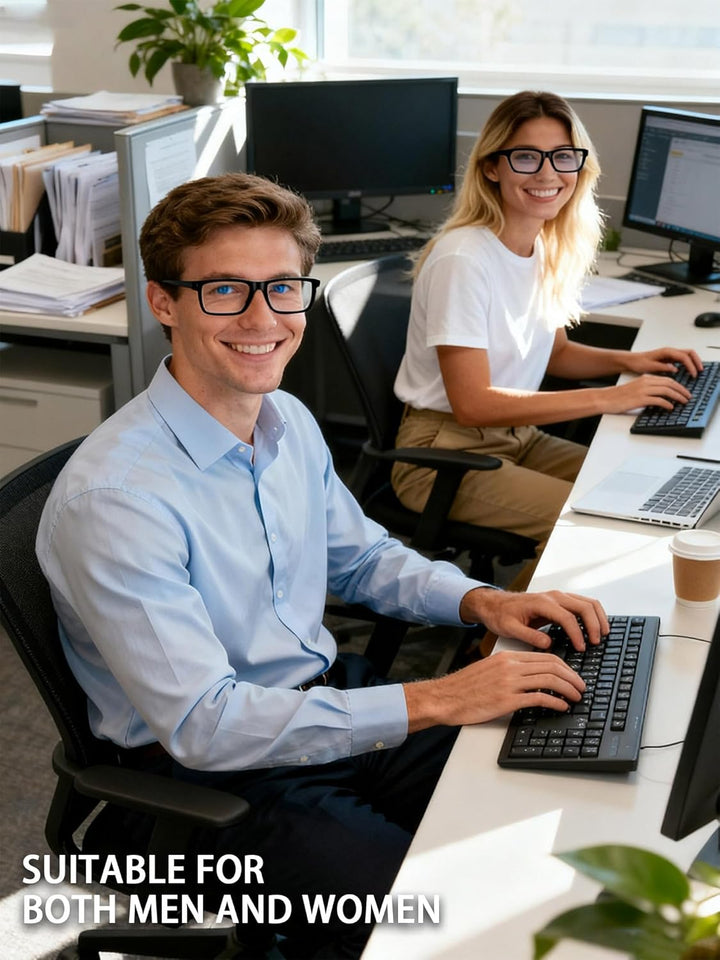 Blue Light Blocking Glasses for Men/Women Anti-Fatigue Computer Monitor Gaming Improve Sleep Reduce Eye Strain