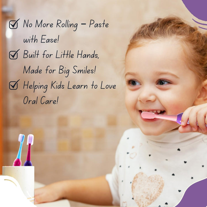 Disney Stitch Battery Powered Electric Toothbrush for Kids – Soft Rounded Bristles, Enhanced Vibration, Protection Cap & Battery Included | Gentle & Fun Oral Care for Children Ages 4+