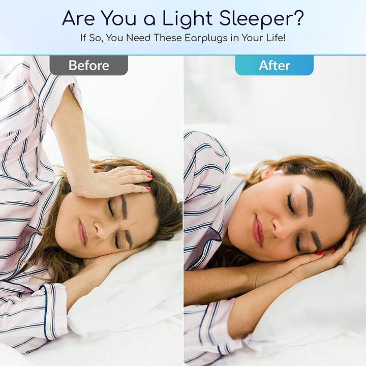 Ear Plugs for Sleep –  Premium Soft Silicone Earplugs, 8 Pair Pack, 27Db