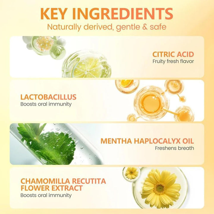 Probiotic Mouth Spray, 20Ml Non-Irritating Mouthwash, Mouth Freshener Spray, Long-Lasting Mouthes Freshener, Mouthes Mist for Bad Breath, Breath Fresheners for Adults