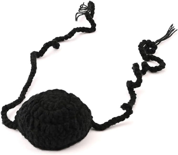 Knitted Nose Cover Cold Weather Windproof Warmer Portable Fishing Skiing Running Safety Nasal Protector Outdoor, Black