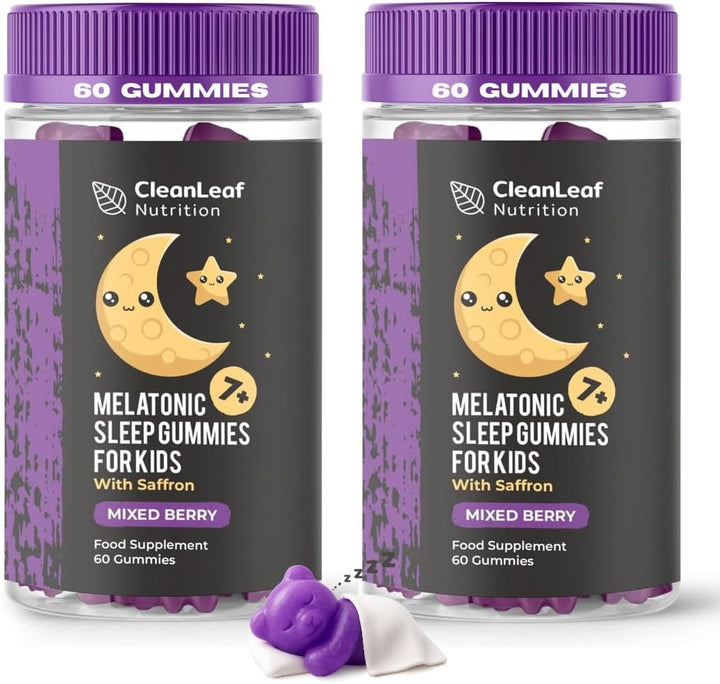 Natural Sleep Support Gummies for Kids - Melatonic Formula for Restful Nights, Childrens Sleep Gummies Promoting Natural Melatonin Production, Promotes Healthy Sleep Patterns, 60 Count