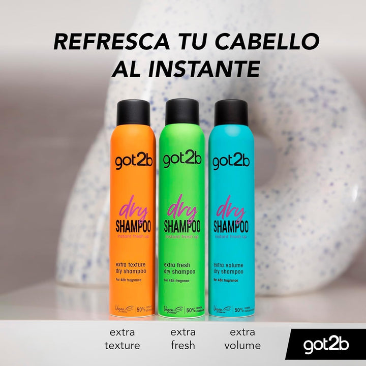 Dry Shampoo Instant Fresh up Extra Fresh 200 Ml, Cleans & Refreshes, Instant Fresh Up, for 48H Fragrance, Hair Dry Shampoo, Vegan Formula