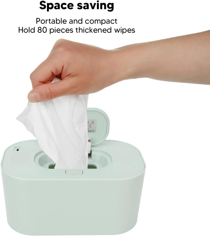 Baby Wipe Warmer USB Charging Outdoor Portable Baby Wipe Constant Temperature Warmer Wipe Heating Box for Outdoor Travel Home
