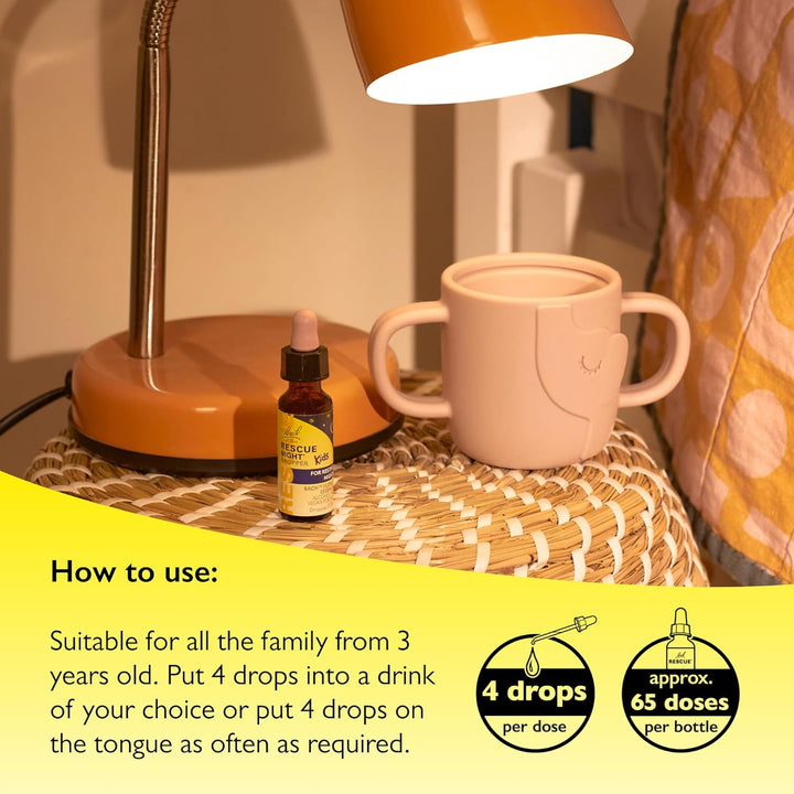 Remedy Kids Restful Nights Dropper, for a Natural Night’S Sleep, Flower Essences, to Support Your Child and Promote a Calming Bedtime Routine, Alcohol Free, Alternative to Sleep Aid for Kids