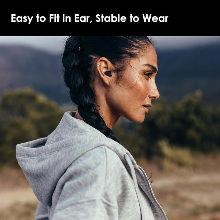 Ear Plugs for Sleep - Flexible Silicone for Superior Hearing Protection,Ultra-Soft Reusable Noise-Reducing Earplugs for Sleep, Focus, Travel | Custom Fit with 8 Tips in XS/S/M/L | 28Db (SNR)