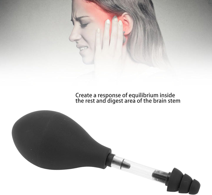 Ear Pressure Relief Tool - Silicone Inner Ear Suction Device for Migraine and Tension Headaches, Airplane Ear Pressure Aid, Portable Relaxing Tool