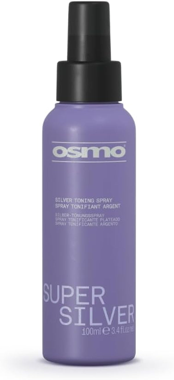 Super Silver Toning Spray | Violet Nourishing Leave-In Treatment | Blonde Toner | Vegan. 100Ml.