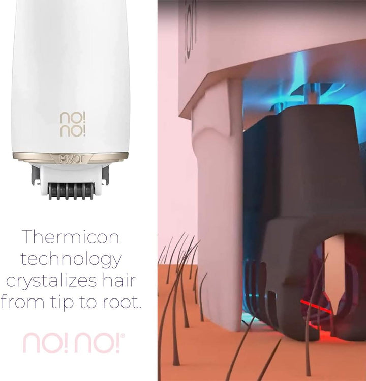 Pivot the Ultimate Hair Removal System for Face and Body - Works Easily and Painlessly for Long Lasting, Semi-Permanent Results