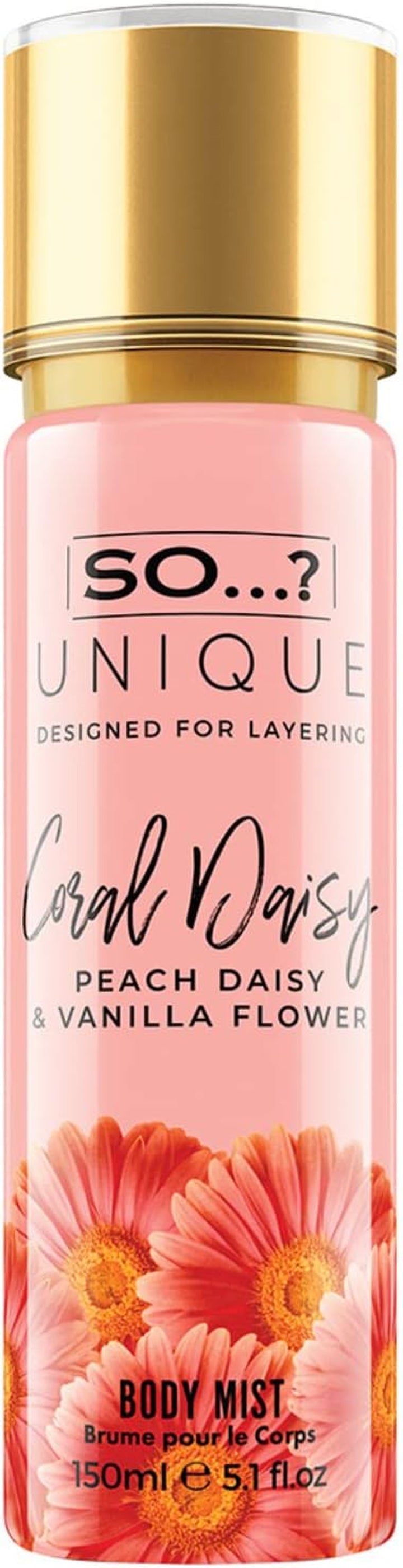 Unique Womens White Blossom Body Mist Fragrance Spray 150Ml