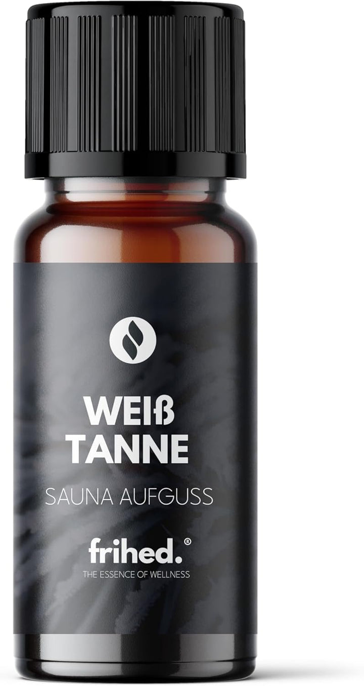 Frihed. Sauna Infusion Mini - Highly Concentrated Sauna Oil - Sample Size - Long-Lasting Fragrance - Made in Lüneburg - 10 Ml Glass Bottle (Pine, Mountain Pine, Eucalyptus)