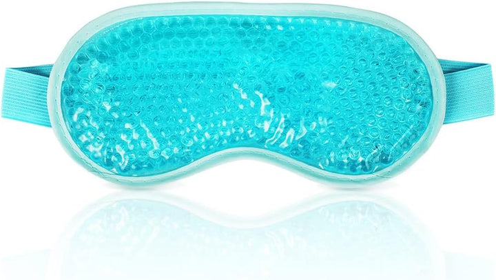 Cooling Eye Mask, Reusable Hot/Cold Therapy Gel for Puffy, Dark Circles, Headaches, Migraines, Sinus Pain, Dry and Swollen Eyes