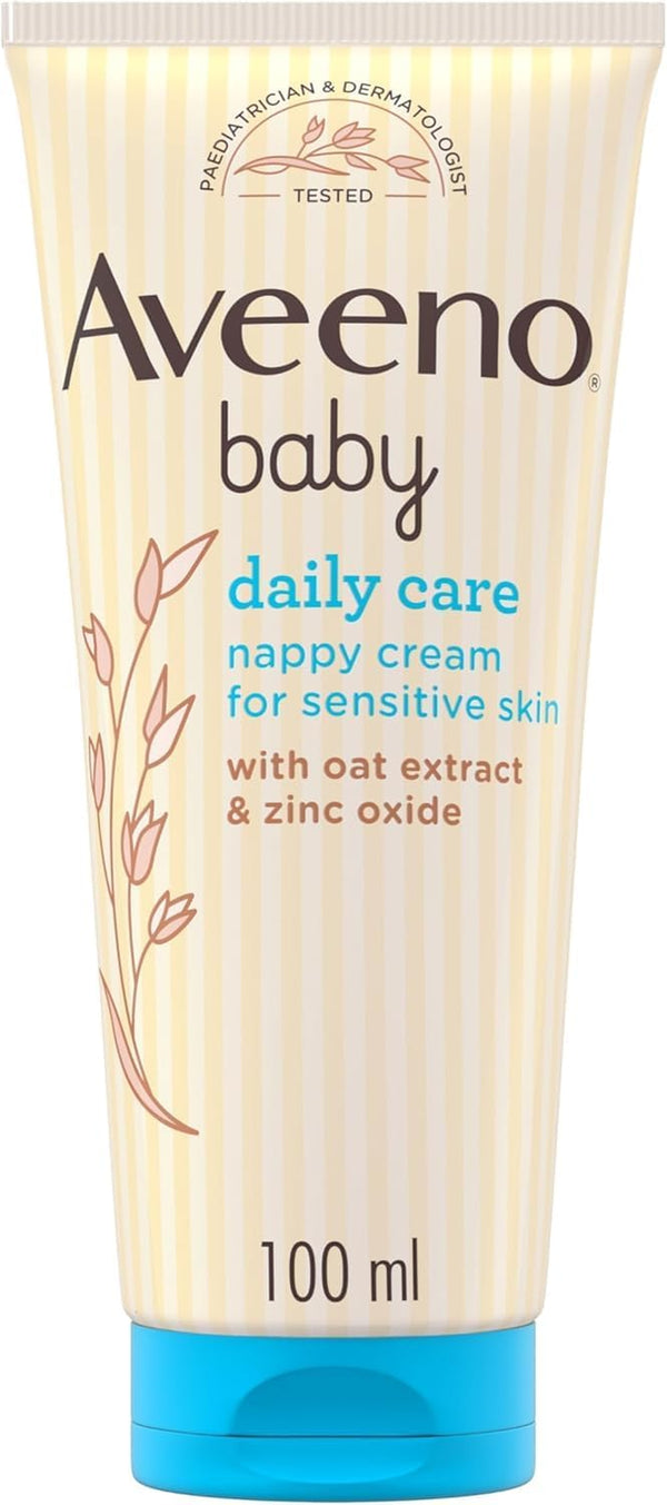 Daily Care Nappy Cream (1X 100Ml), Gentle Cream to Soothe Delicate Skin, a Preventative Nappy Rash Lotion with Long-Lasting Protection, Suitable for Sensitive Skin Prone to Baby Eczema