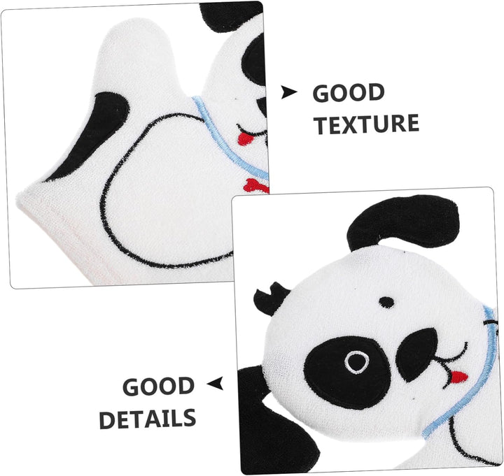 Cartoon Animal Shape Bath Scrubber Glove Soft Gentle Dog Design for Bathing Mitt Easy to Handle and Versatile Body Scrubber for Boys