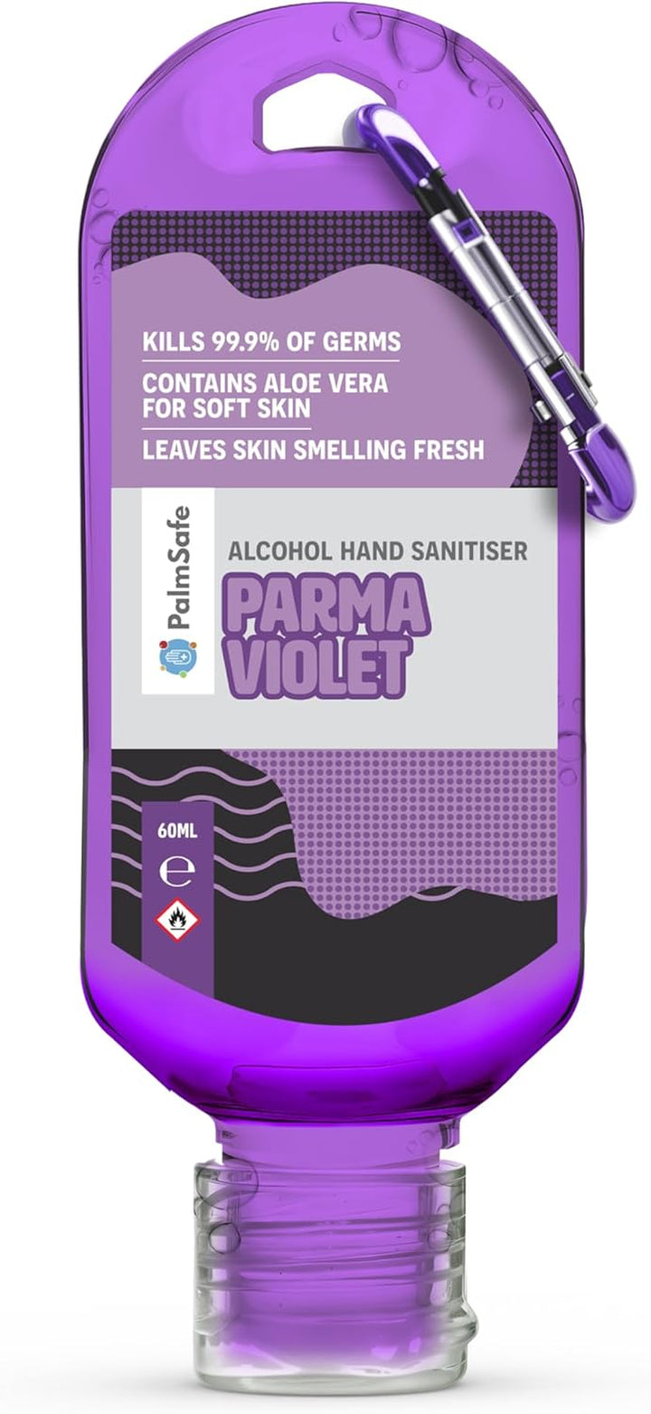 Watermelon 60Ml anti Bacterial Premium Hand Sanitiser Travel Size Refillable Clip Bottle Quick Drying Non Sticky Extra Moisturising Kills 99.9% of Viruses and Bacteria