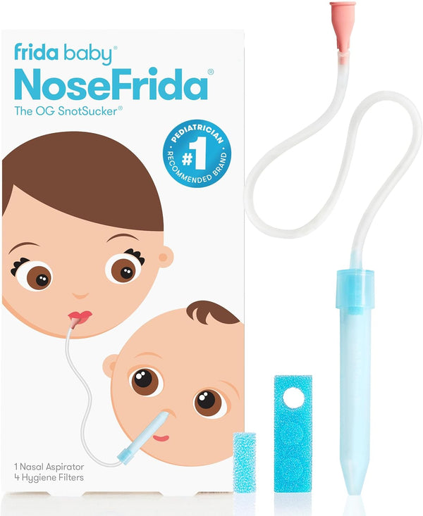 the Snotsucker: Nasal Aspirator for Baby, Baby Nose Sucker,  + 4 Hygiene Filters