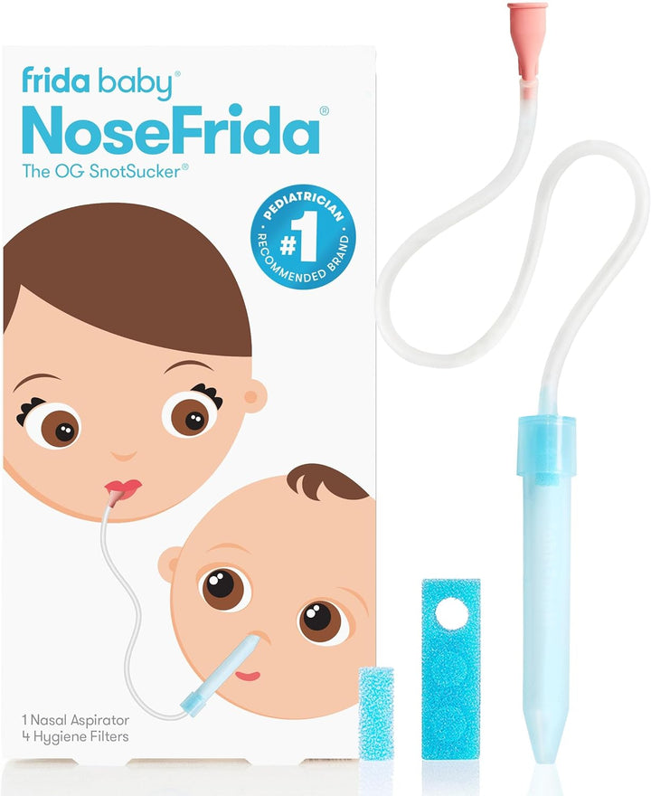 the Snotsucker: Nasal Aspirator for Baby, Baby Nose Sucker,  + 4 Hygiene Filters