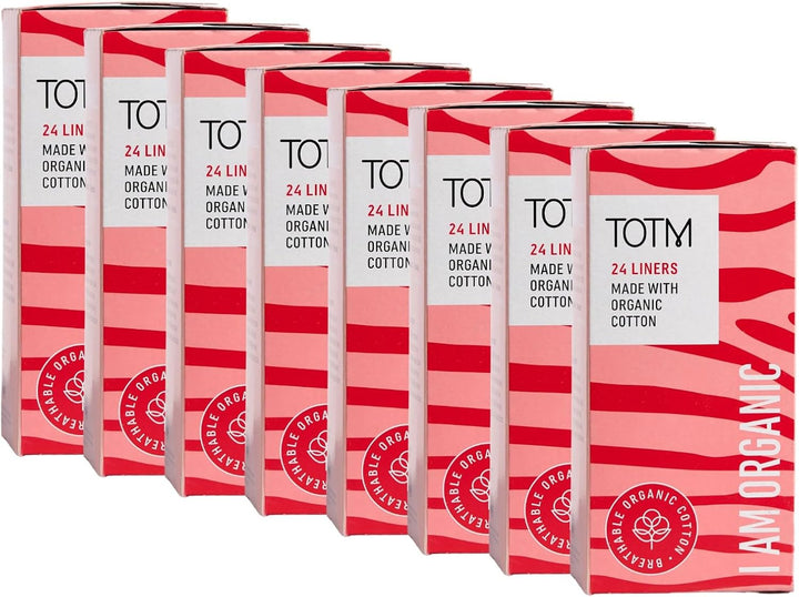 Panty Liners | Certified Organic Cotton | Unwrapped & Less Waste | Naturally Soft, Absorbent & Super Comfy | 24 Liners