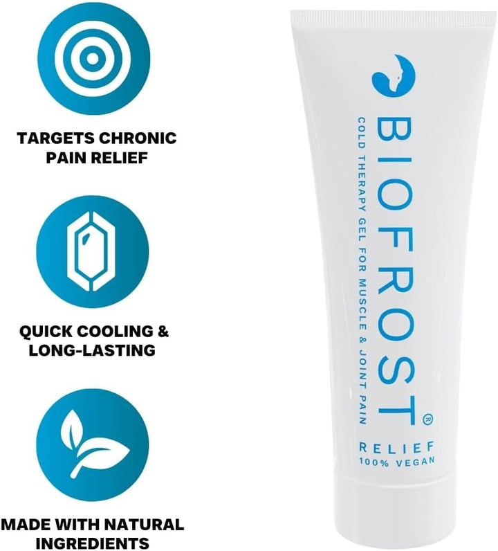 Relief | Effective Pain Relief | Quick & Long-Lasting Cool Gel | Perfect for Arthritis, Back Pain, Muscle Soreness & Pain, Joint Stiffness, Chronic Pain | Anti-Inflammatory | 100Ml Bottle