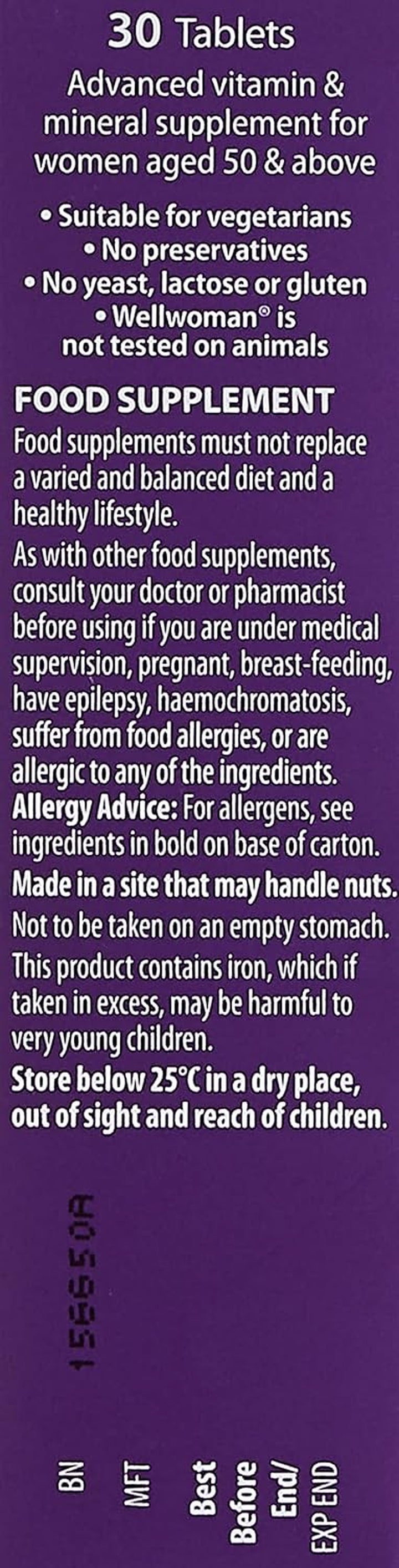 Multivitamin Tablets for Women over 50 Years(Pack of 1)